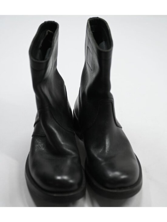 Vintage Miu Miu Peco Leather FW99 Riding Boots in Black main image 5